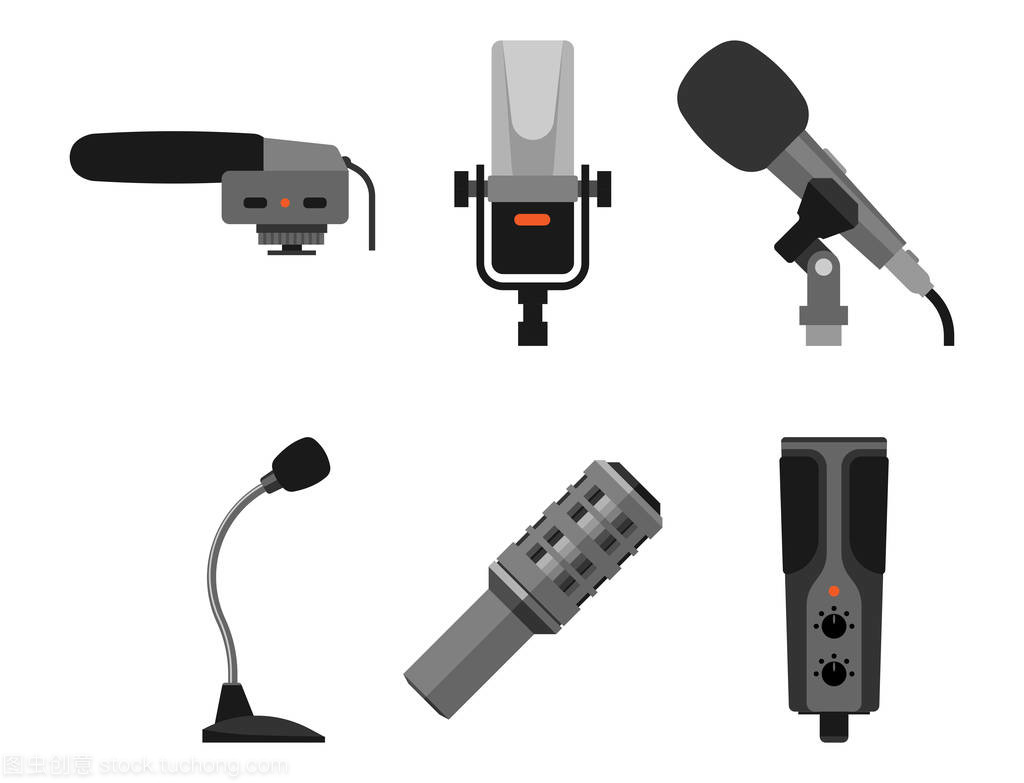 多場(chǎng)景麥克風(fēng)類型 從新聞采訪到音樂廣播的通訊工具